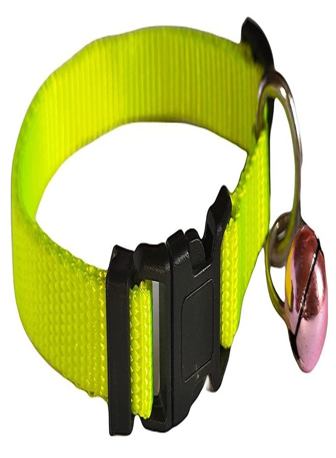 Pups&Pets Cat Collar with Bell, Green (X-Small Size) - 10MM - Image 4